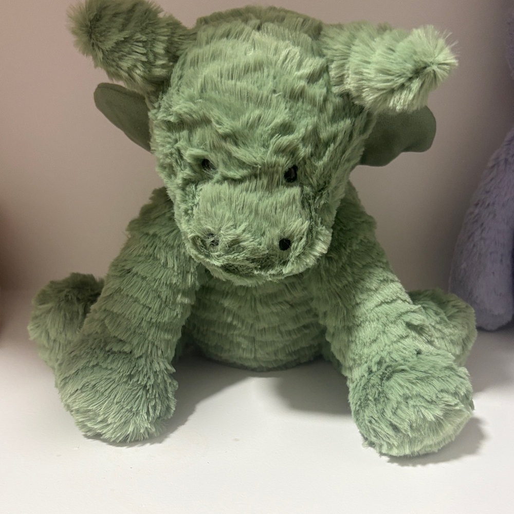 Jellycat Soft Green Plush Dragon
